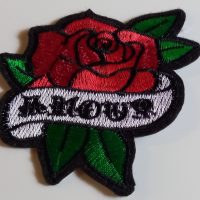 Rose amour thermocollant