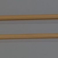 Aiguilles a tricoter en bambou 4.5 mm