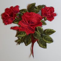 Bouquet de rose  a coudre