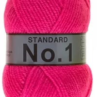 Pelote de laine à tricoter Lammy Yarn Gamme N°1 - Fuchsia ref 212