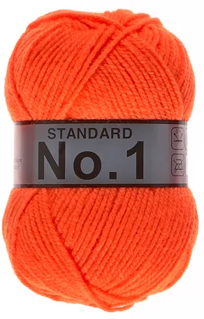 Pelote de laine à tricoter Lammy Yarn Gamme N°1 - Orange ref 213