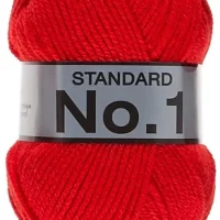 pelote de laine No 1 rouge ref 43
