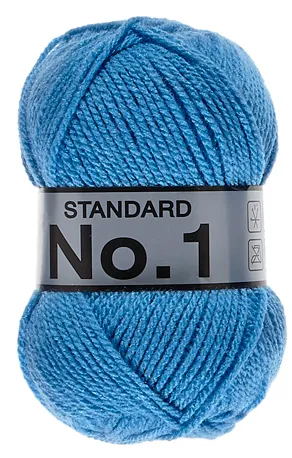 Pelote de laine à tricoter Lammy Yarn Gamme N°1 - Bleu Minéral ref 22
