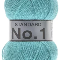 Pelote de laine à tricoter Lammy Yarn No 1 Cyan réf 420