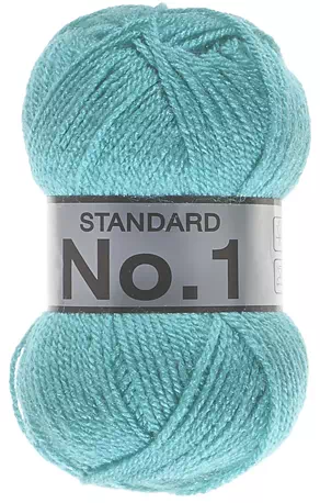 Pelote de laine à tricoter Lammy Yarn No 1 Cyan réf 420