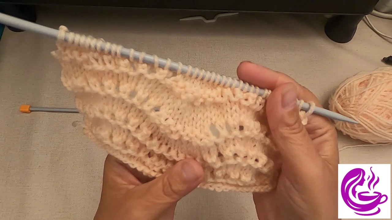 Point brume au tricot — laine Pelote de laine à tricoter Lammy Yarn No 1 Misty Rose réf 65